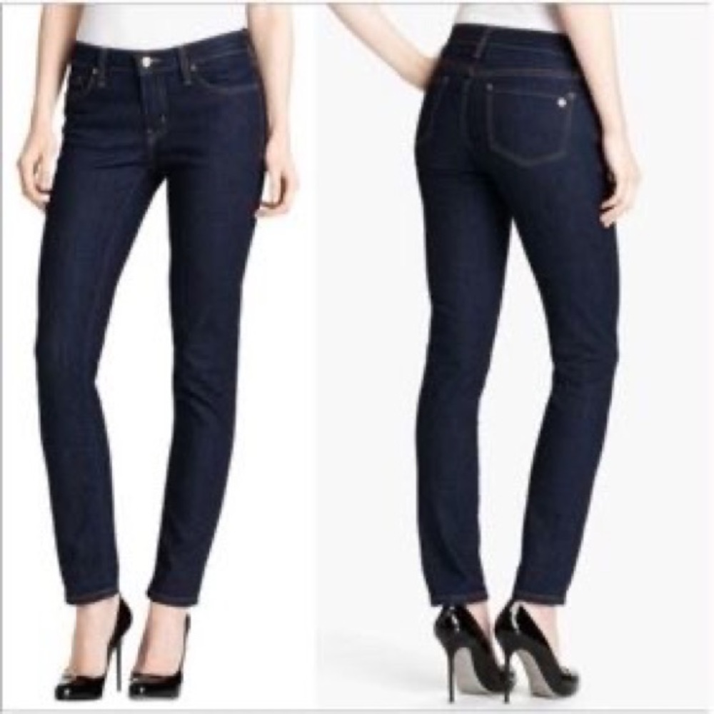 Kate Spade - Perry Street Straight Leg Dark Wash Jeans